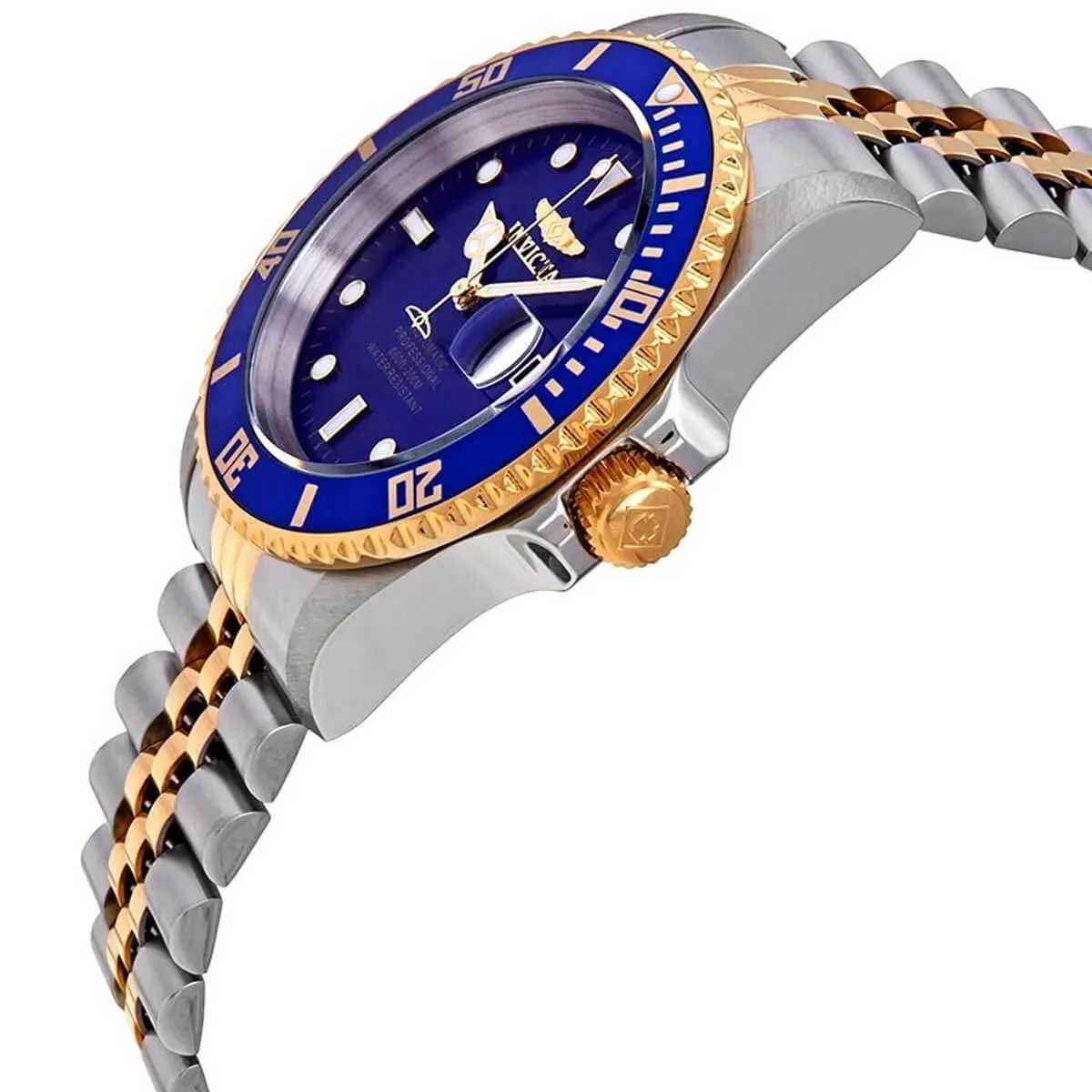 Invicta Men's Automatic Watch - Pro Diver Blue Dial Two Tone Bracelet | 29182 Invicta Men's Watches