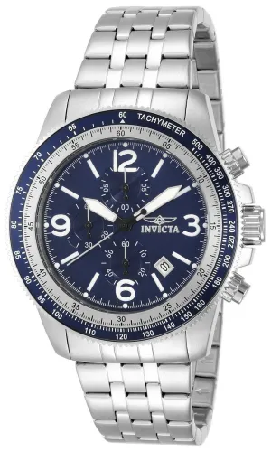 Invicta Men's Chronograph Watch - Specialty Blue Dial Stainless Steel Bracelet | 13961 Invicta Men's Watches