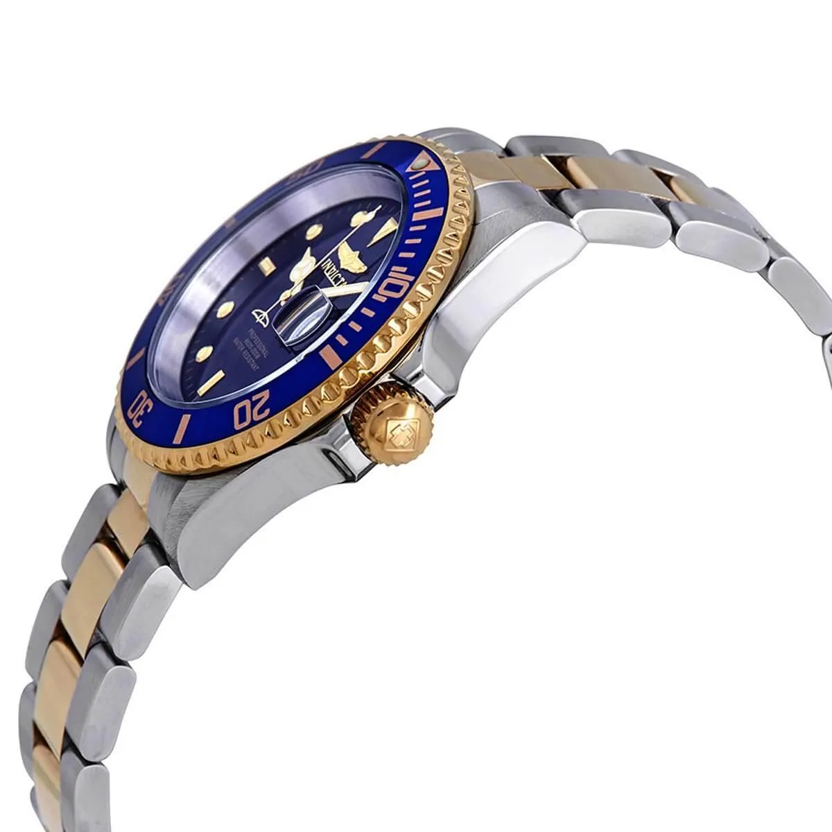Invicta Men's Quartz Watch - Pro Diver Blue Dial Two Tone Bracelet | 26972 Invicta Men's Watches