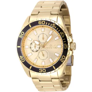 Invicta Men's Quartz Watch - Pro Diver Yellow Gold IP Stainless Steel Bracelet | 47577 Invicta Men's Watches