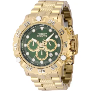 Invicta Men's Quartz Watch - Subaqua Poseidon Chronograph Yellow Gold Bracelet | 47185 Invicta Men's Watches