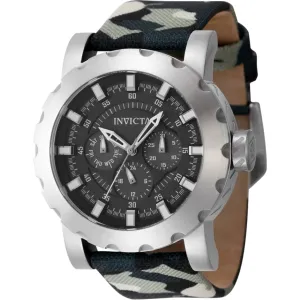 Invicta Men's Watch - I-Force Quartz Black Dial Camouflage and Green Strap | 47581 Invicta Men's Watches