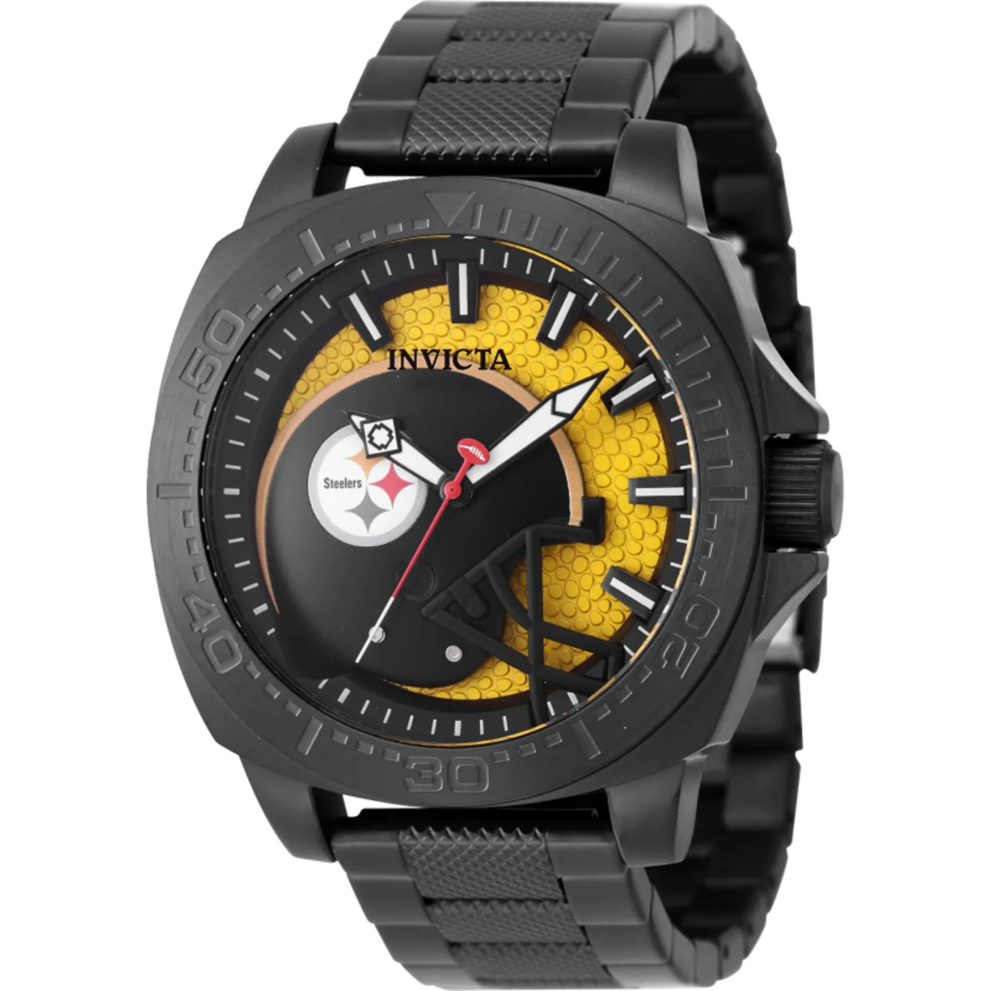 Invicta Men's Watch - NFL Pittsburgh Steelers Yellow and Black Dial Bracelet | 47868 Invicta Men's Watches