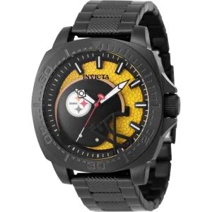 Invicta Men's Watch - NFL Pittsburgh Steelers Yellow and Black Dial Bracelet | 47868 Invicta Men's Watches