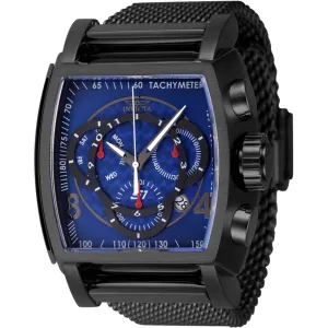Invicta Men's Watch - S1 Rally Chrono Blue and Black Dial Steel Bracelet | 46011 Invicta Men's Watches