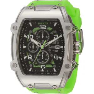 Invicta Men's Watch - S1 Rally Diablo Black and Green Dial Silicone Strap | 42346 Invicta Men's Watches