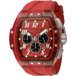 Invicta Men's Watch - S1 Rally Quartz Chronograph Red Silicone Strap Date | 45483 Invicta Men's Watches