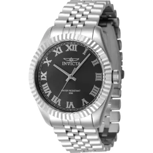 Invicta Men's Watch - Specialty Black Dial Stainless Steel Bracelet Quartz | 47396 Invicta Men's Watches