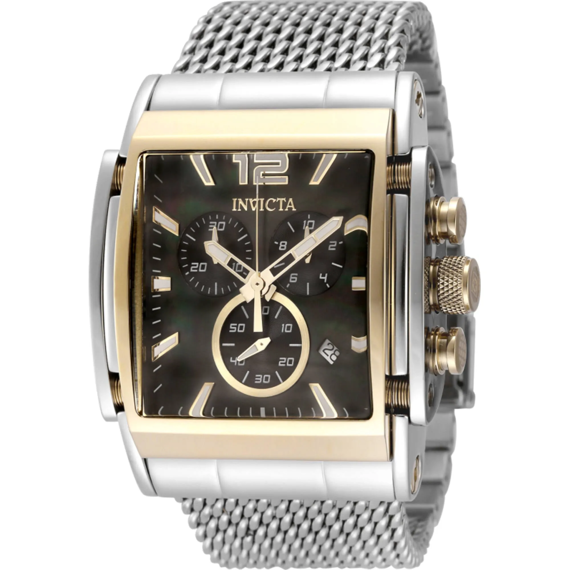 Invicta Men's Watch Speedway Chronograph Stainless Steel Mesh Bracelet 48208 Invicta Men's Watches