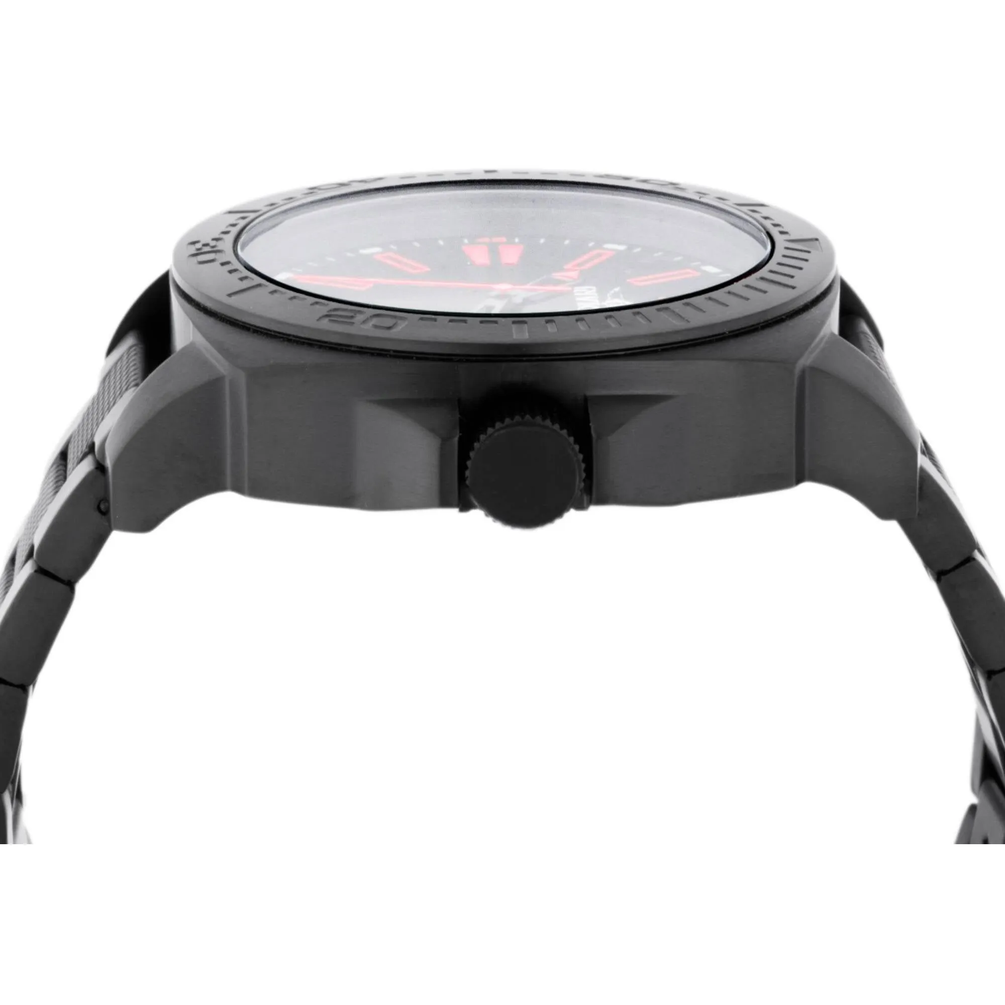 Invicta Men's Watch - Speedway Red Hour Markers Quartz Black Dial Bracelet | 46315 Invicta Men's Watches