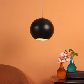 Iron Hanging Lights Black Finish decorative ceiling fixture