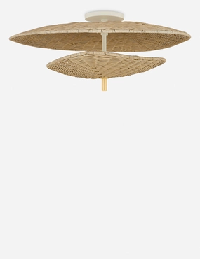 Iverley Semi-Flush Mount Light adjustable floor standing lamp