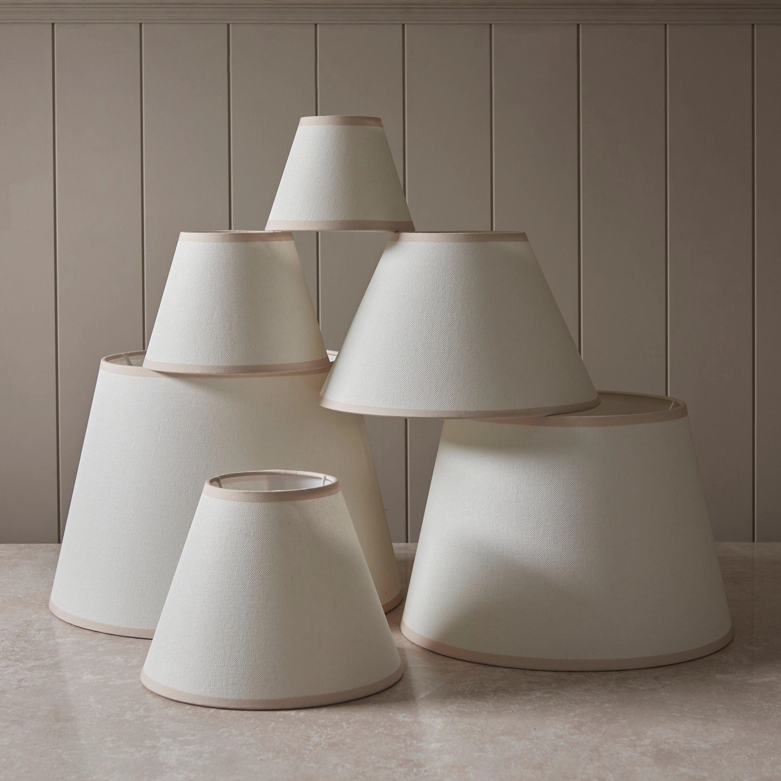 Ivy 30cm White Lamp Shade