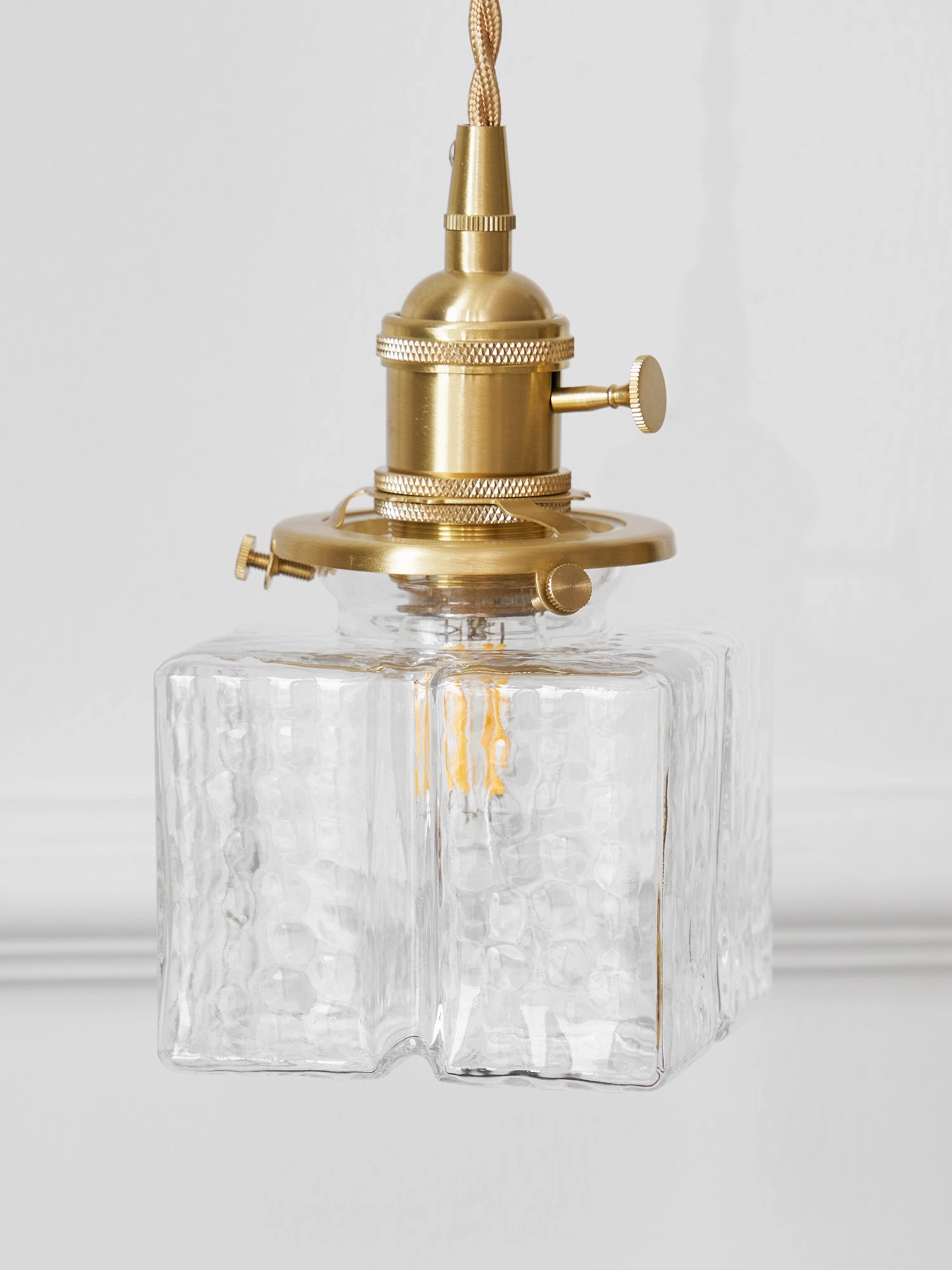 Jewel Glass Brass Wall Lamp