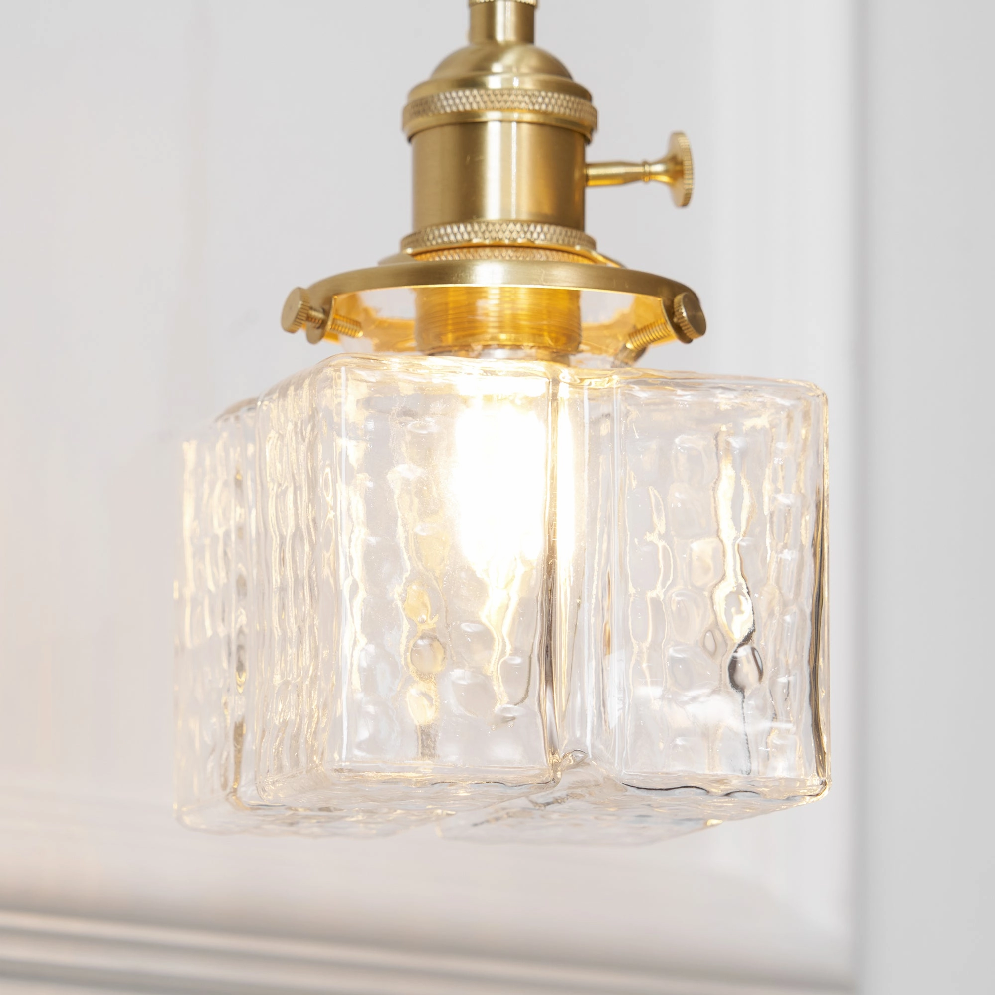 Jewel Glass Brass Wall Lamp