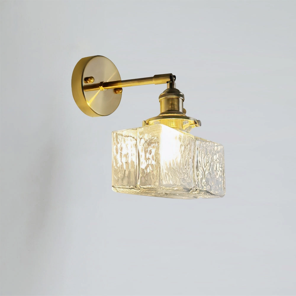 Jewel Glass Brass Wall Lamp