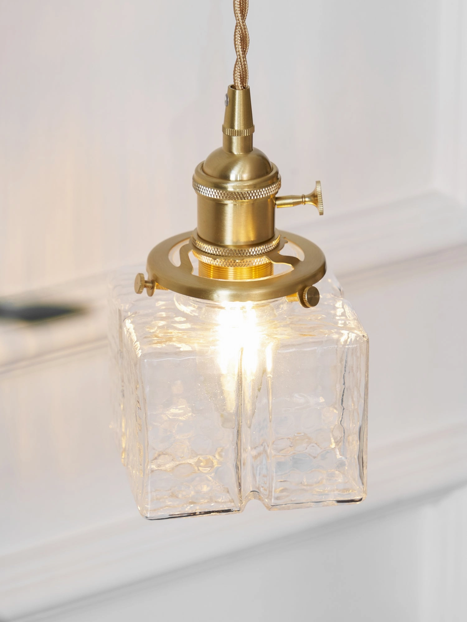 Jewel Glass Brass Wall Lamp