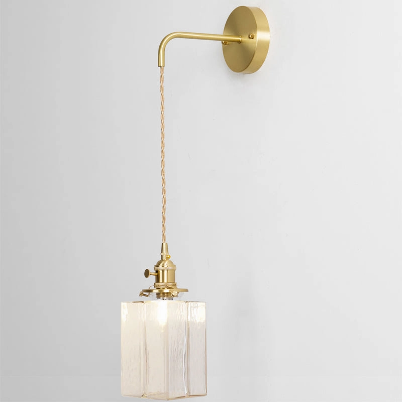 Jewel Glass Brass Wall Lamp