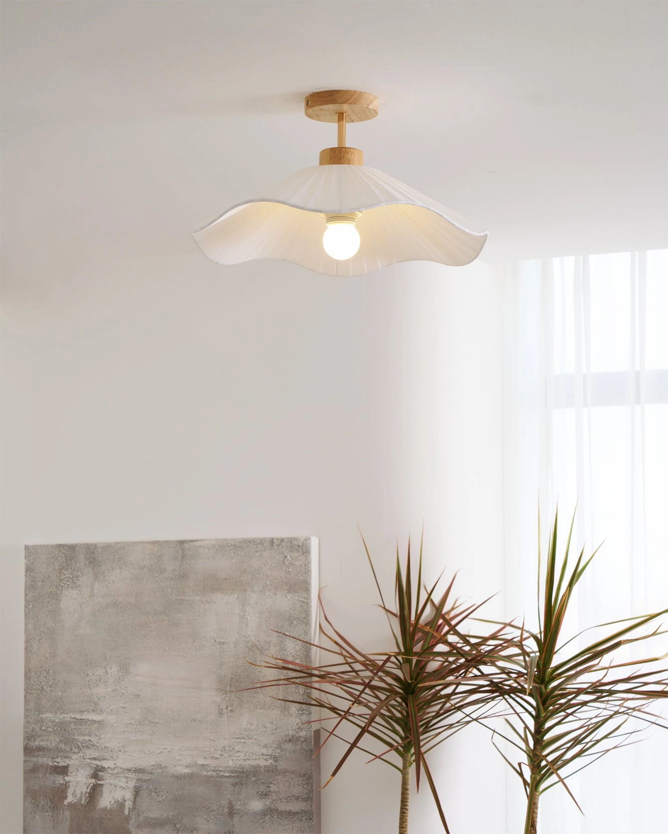 Jimi Fabric Ceiling Lamp