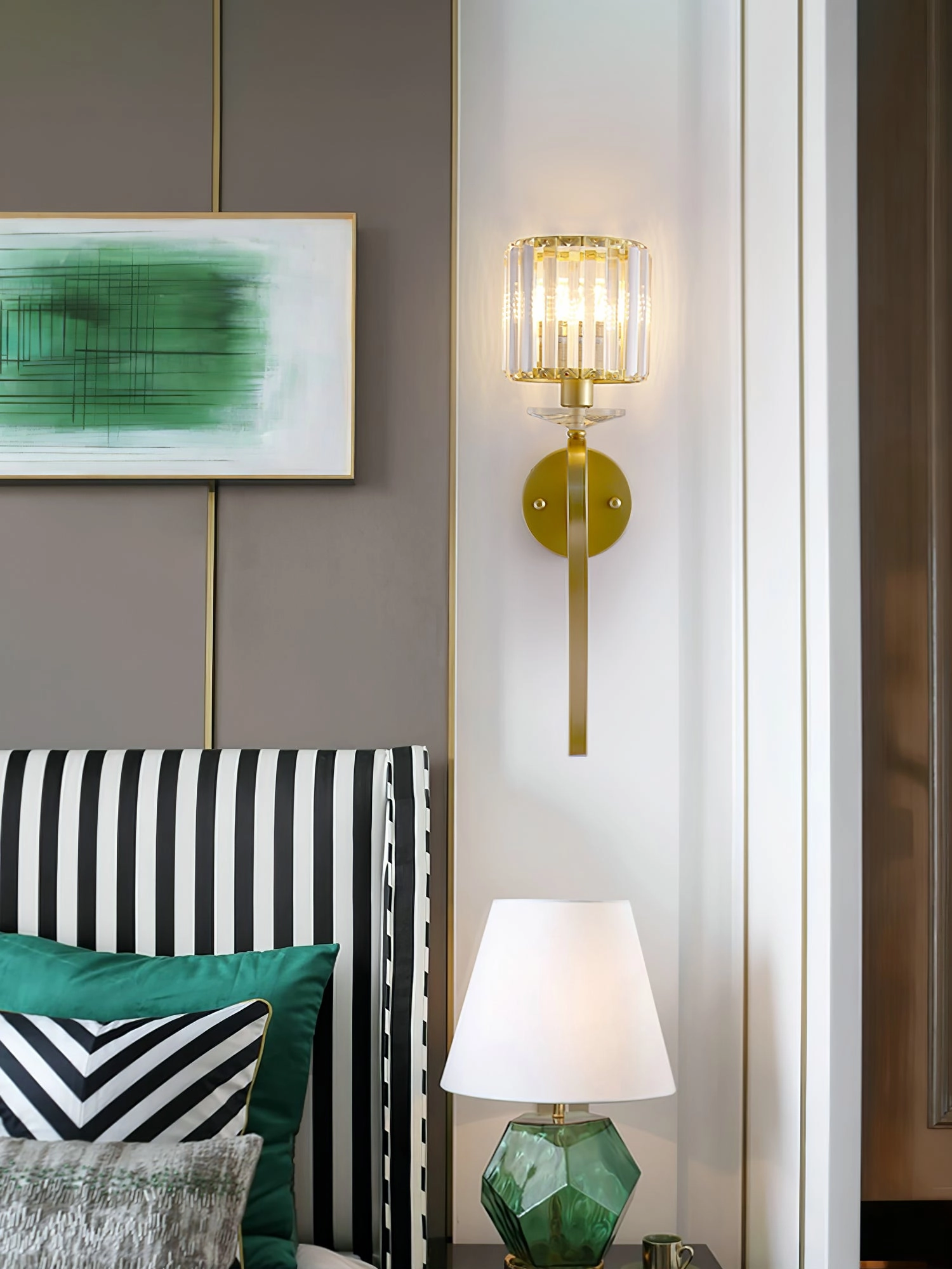 Jmzm Glass Wall Lamp