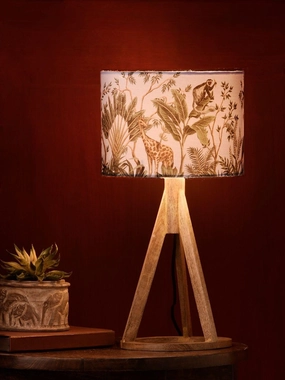 Jungle Trio Wooden Lamp decorative ceiling fixture
