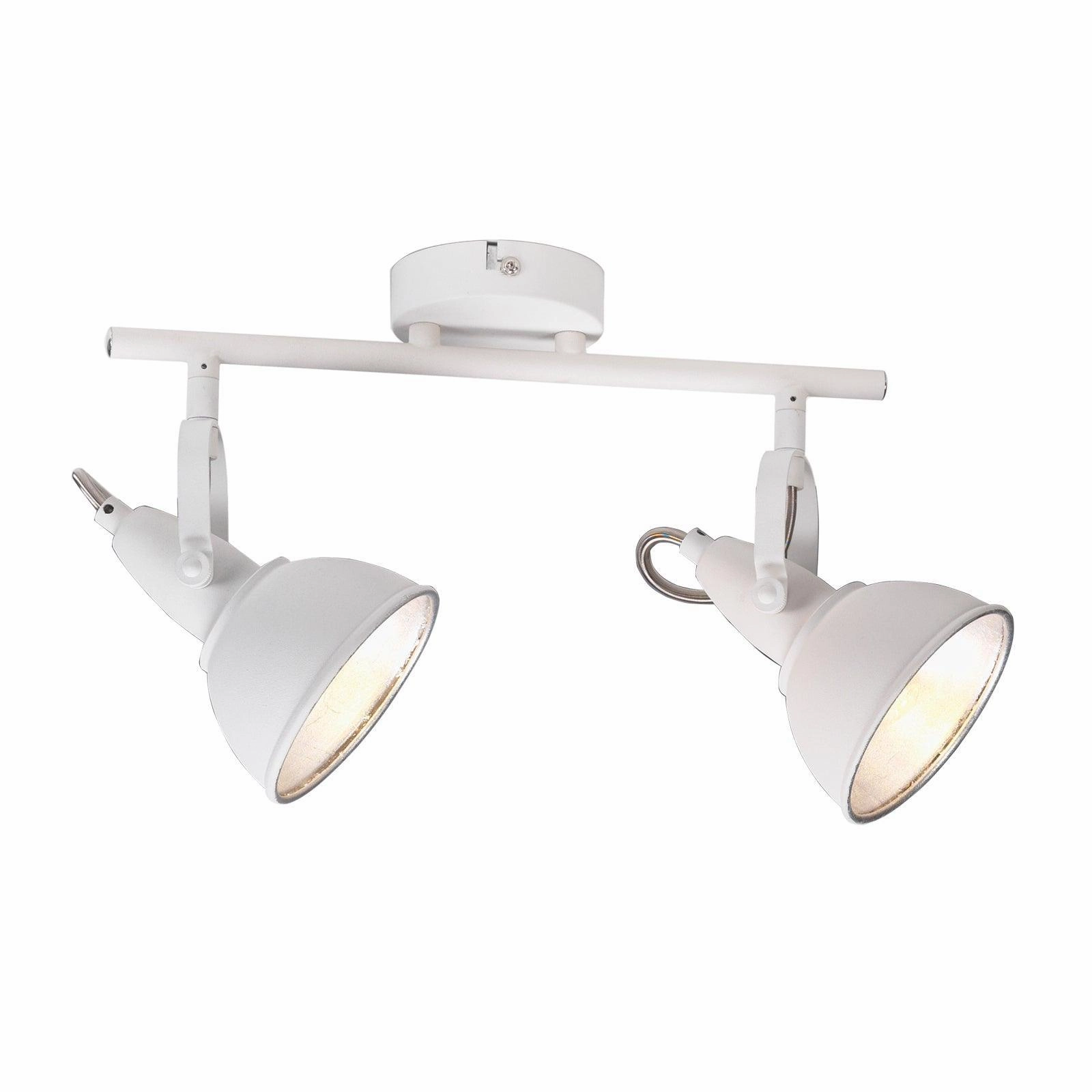 Jurva Urban White With Gold Inner 3 Light Bar Spot Light tall arc lamp for living room
