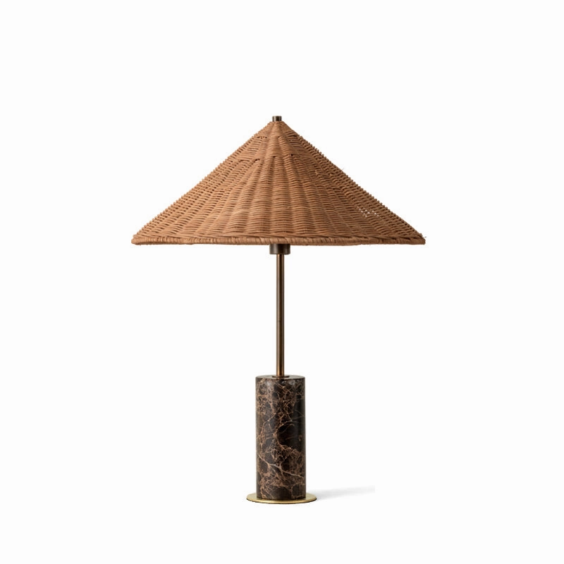 Jute Marble Table Lamp