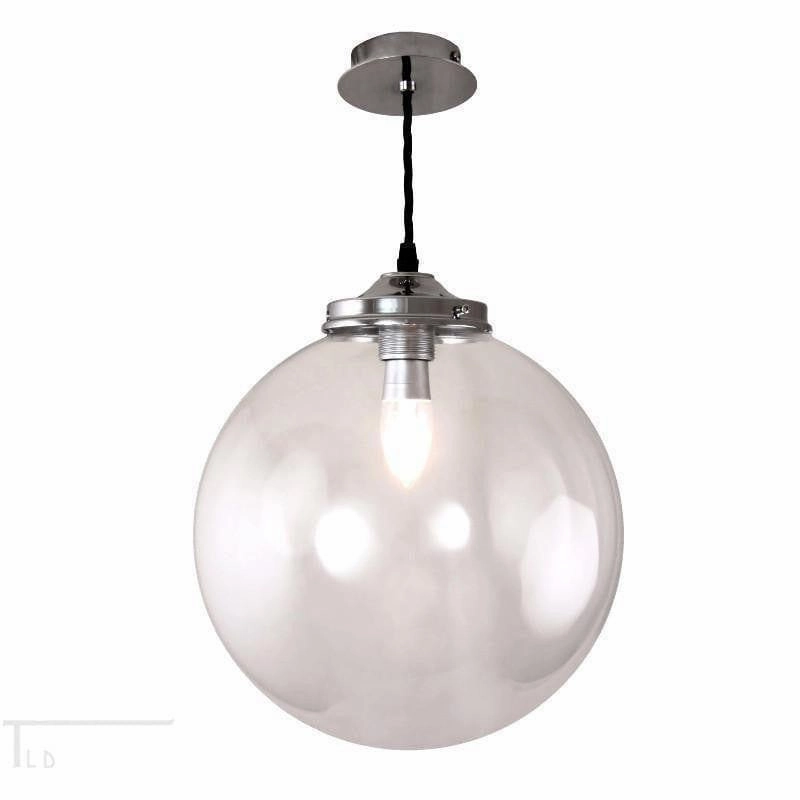 Kansa Extra Large Clear Globe Pendant Ceiling Light ANIK26 white ceiling lamp
