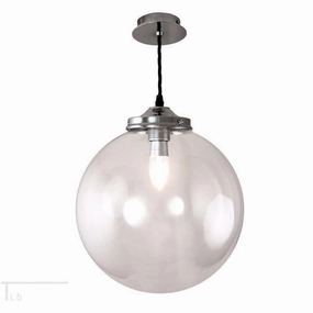 Kansa Extra Large Clear Globe Pendant Ceiling Light ANIK26 white ceiling lamp