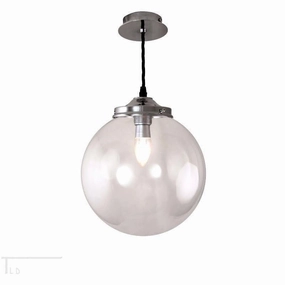 Kansa Large Clear Globe Pendant Ceiling Light ANIK24 ambient ceiling fixture