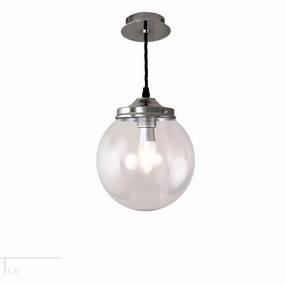Kansa Medium Clear Globe Pendant Ceiling Light ANIK23 white ceiling lamp