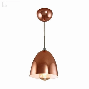 Kansa Small Copper Pendant Ceiling Light COPP34 ambient ceiling fixture