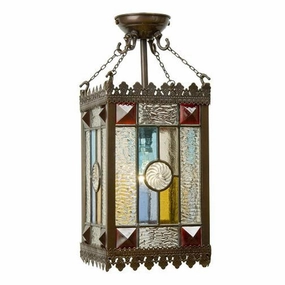 Kansa Victorian Tiffany Ceiling Lantern recessed ceiling spot lamp