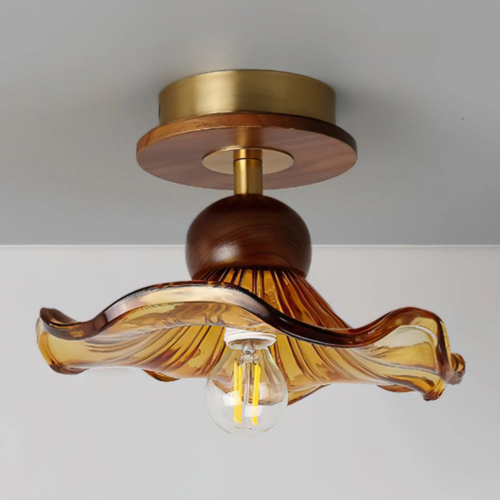 Kapok Wood Ceiling Light