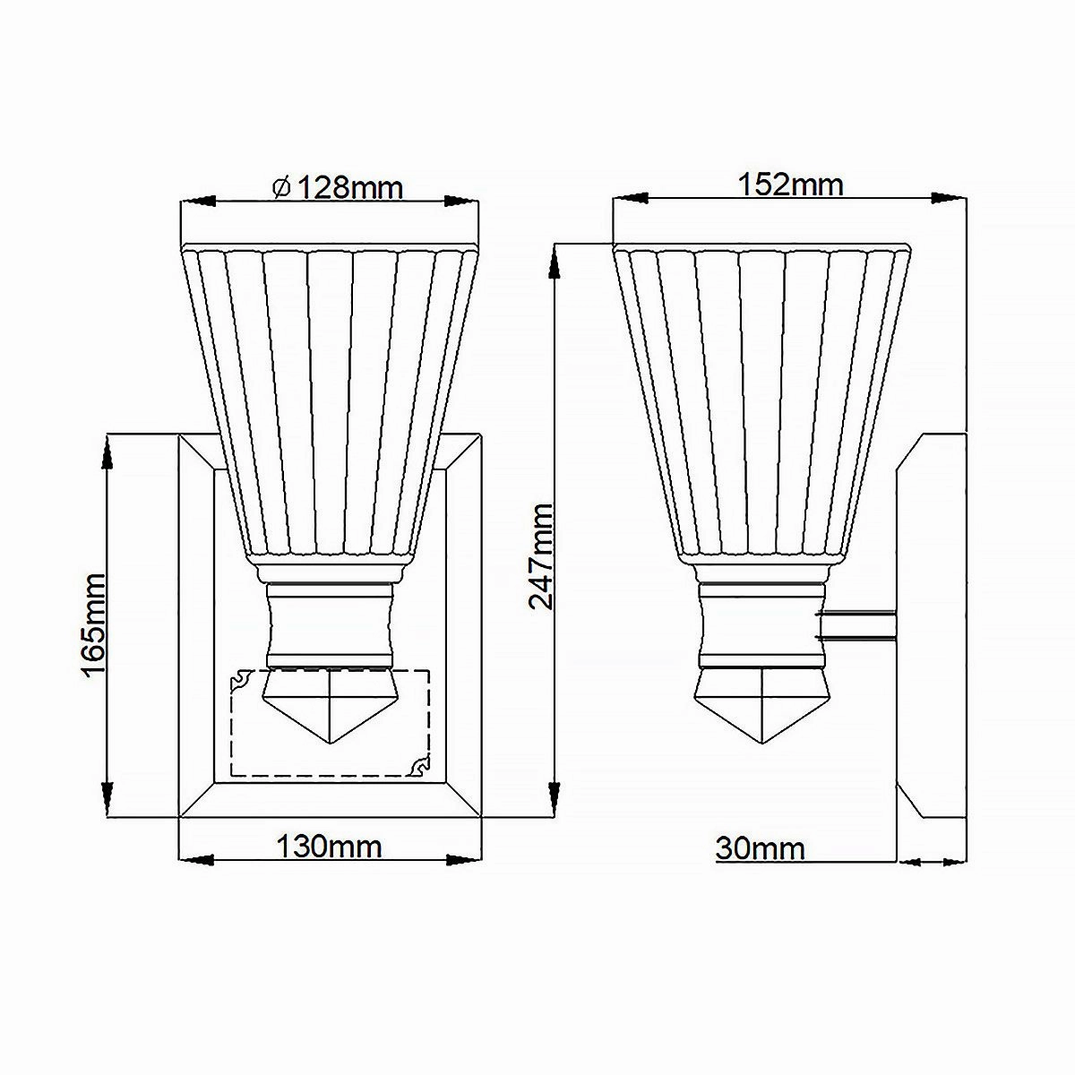 Kayva LED 1 Arm Dual-lit Bathroom Wall Light