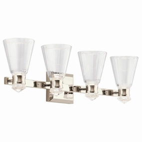 Kayva LED 4 Arm Dual-lit Bathroom Wall Light vintage desk lamp