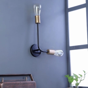 Kelda Black Metal Wall Light by SS Lightings decorative ceiling fixture