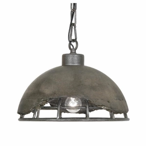 Kellen Concrete 1 Light Ceiling Light white ceiling lamp