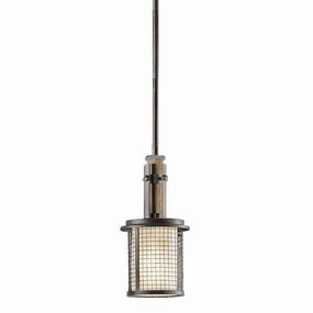 Kichler Ahrendale Mini Anvil Iron Pendant Ceiling Light ambient ceiling fixture