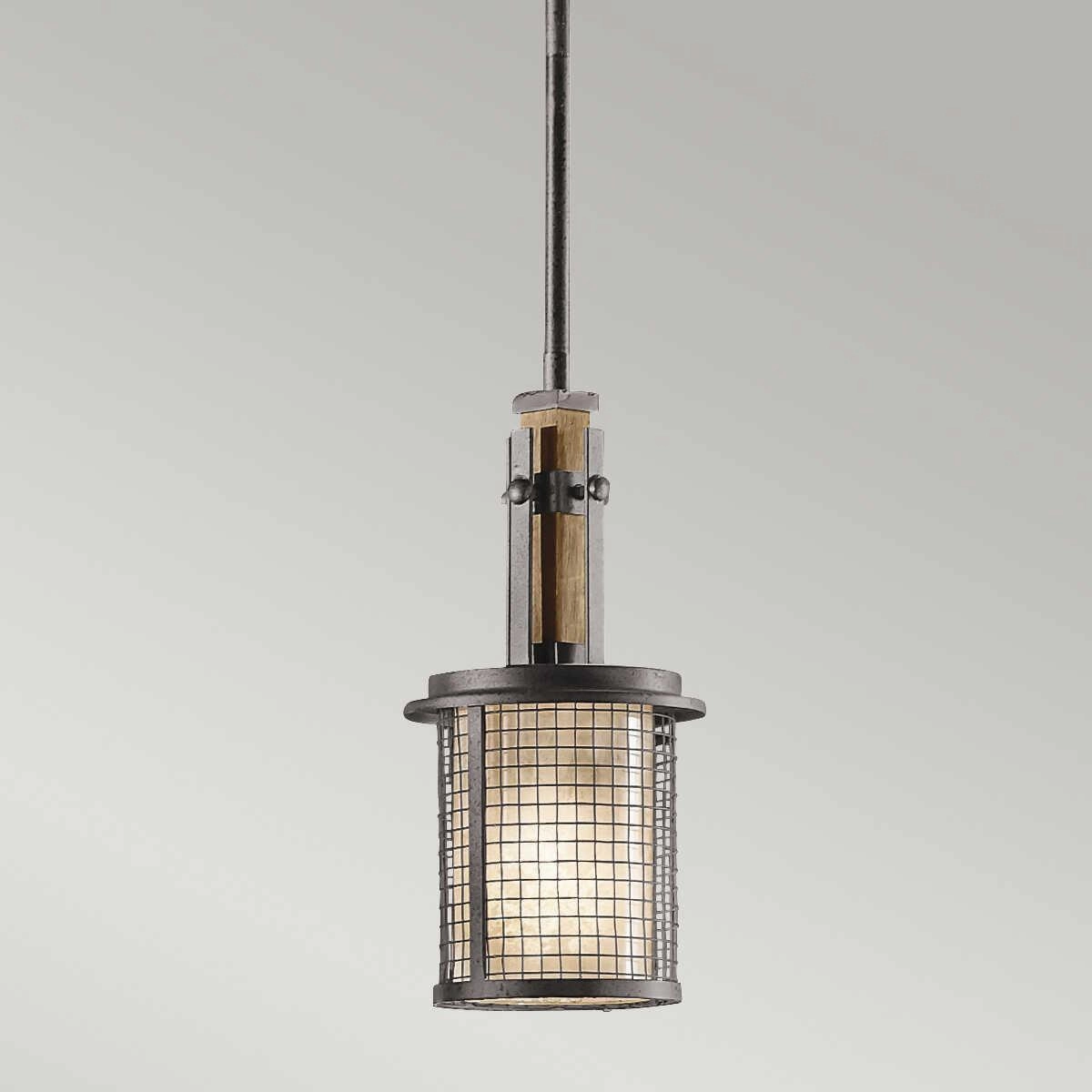 Kichler Ahrendale Mini Anvil Iron Pendant Ceiling Light