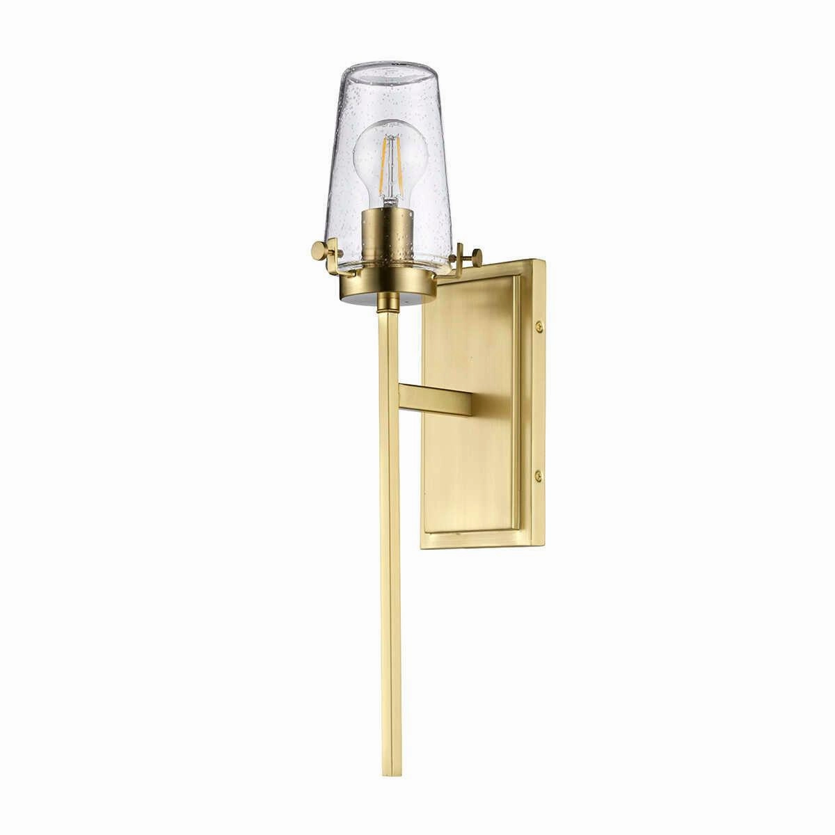 Kichler Alton 1 Light Brushed Brass Bathroom Wall Light