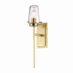 Kichler Alton 1 Light Brushed Brass Bathroom Wall Light vintage desk lamp
