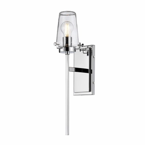 Kichler Alton 1 Light Chrome Bathroom Wall Light vintage desk lamp