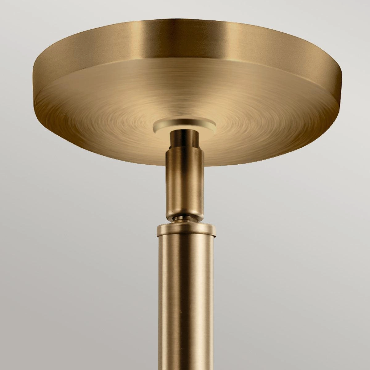 Kichler Avian 1 Light Brass Pendant - Clear Glass Shade Damaged Box