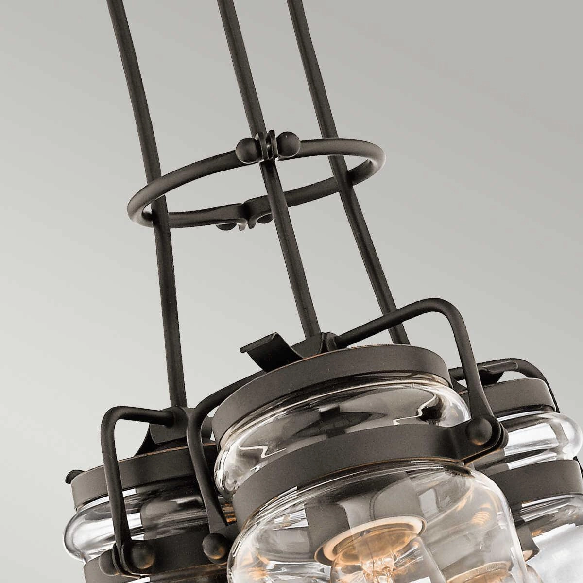 Kichler Brinley 3 Light Bronze Ceiling Pendant Light
