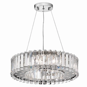 Kichler Crystal Skye 8 Light Ceiling Pendant Ceiling soft glow ceiling light