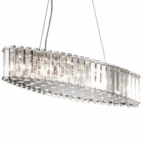 Kichler Crystal Skye Island Pendant Ceiling Light soft glow ceiling light