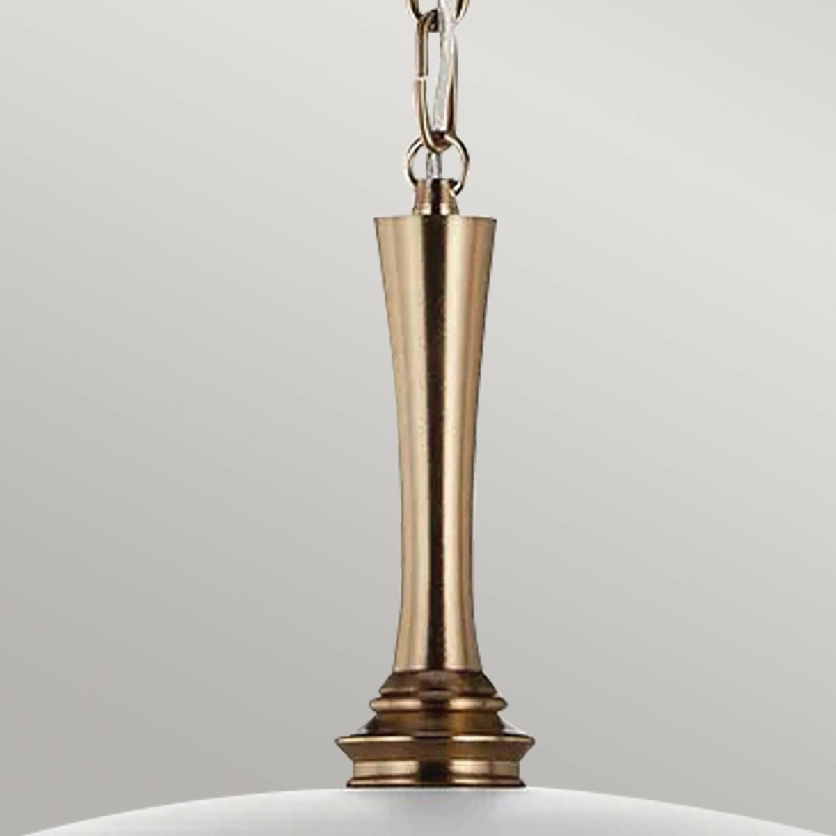 Kichler Delarosa White and Champagne Bronze Ceiling Pendant Light