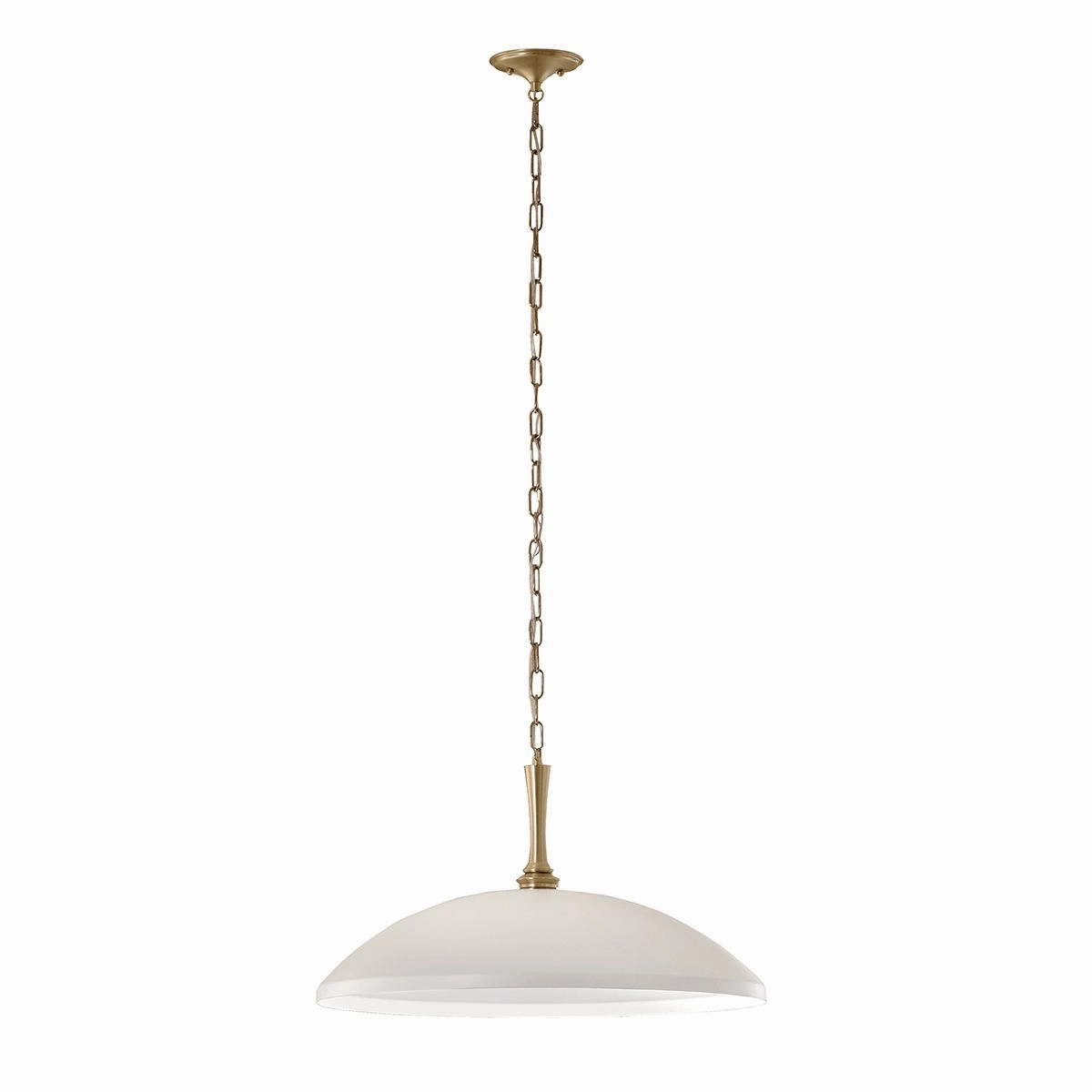 Kichler Delarosa White and Champagne Bronze Ceiling Pendant Light