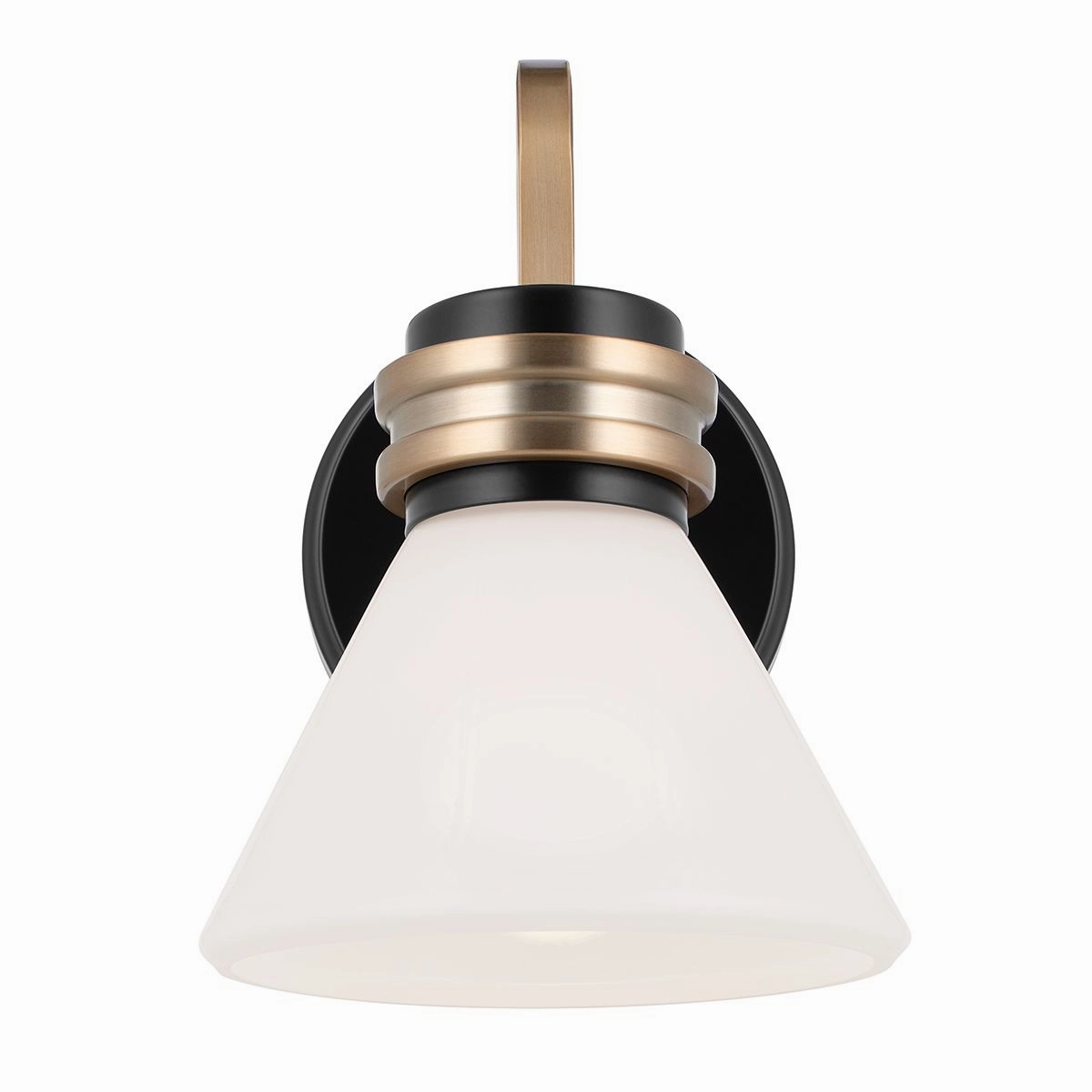 Kichler Farum Black with Champagne Bronze Wall Light